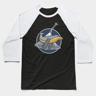 Ginkgo Whale Logo Baseball T-Shirt
